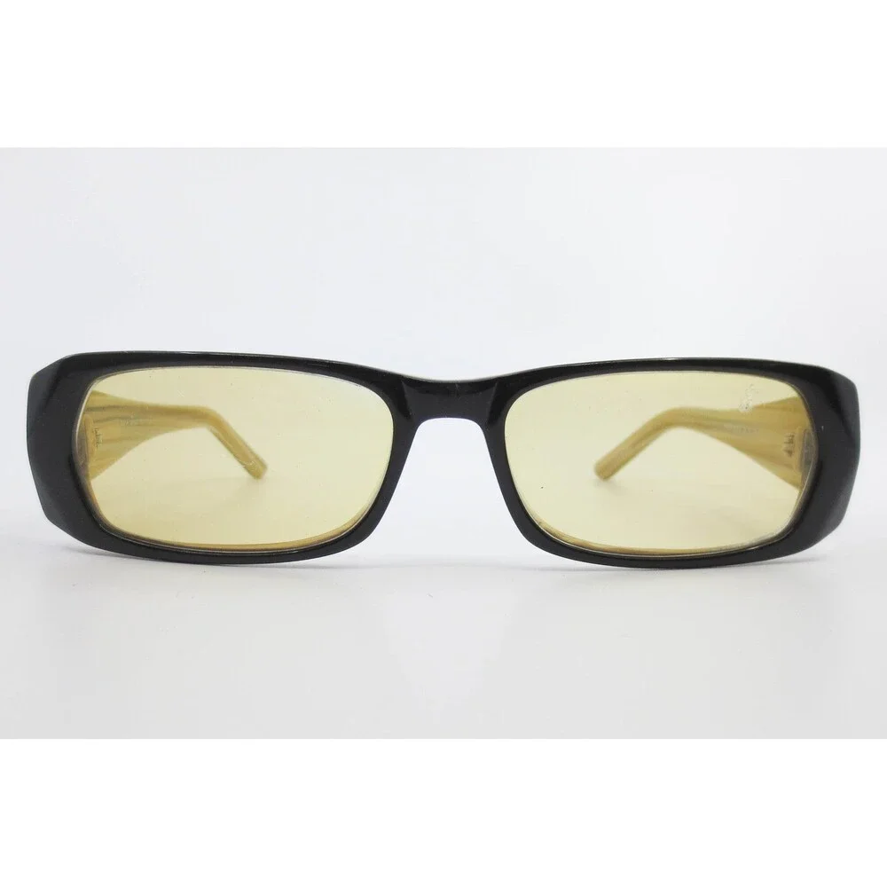 Harve Benard HB560 Black Tan Marbled Rhinestone Rectangular Eyeglass Frames